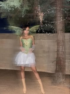 Tinkerbell Costume Halloween2022 blackgirl fairycostume tinkerbellcostume halloweendeals mixedgirl 
costumeidea corset