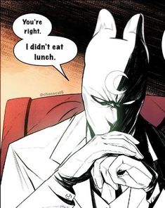 a comic strip with a batman saying you're right i didn't eat lunch