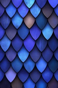 the scales of a blue fish scale pattern