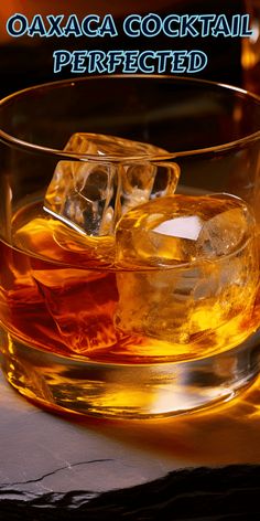 This pin showcases the Oaxaca Cocktail Recipe, featuring a blend of Mezcal, Añejo tequila, Agave nectar, and Angostura bitters. The image provides visual instructions on making this delightful cocktail. Discover how to create your own perfect Oaxaca cocktail with our easy-to-follow recipe.