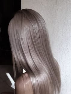 Pale Brunette Hair Color, Silver Haircolor, Dark Silver Blonde Hair, Full Ash Blonde Hair, Warm Ash Blonde Hair Color, Dark Platinum Hair, Silver Blonde Hair Highlights, Dark Platinum Blonde Hair, Light Ash Blonde Hair Balayage