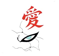 an eye with chinese writing on it and the word's symbol in red ink