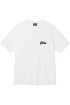 Stussy White Shirt, Stussy Shirt Women, T Shirt Stussy, T Shirt Style, Stussy Clothes, Stussy Shirt Men, Stussy Shirt, White Tee, Stussy Tshirt