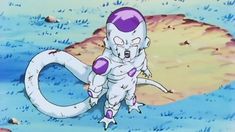 an image of a cartoon character that appears to be floating in the air with its mouth open