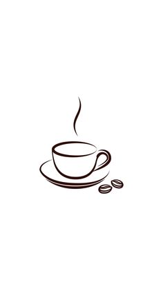 a coffee cup and saucer sitting on top of a plate