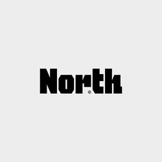 the north logo is shown in black and white