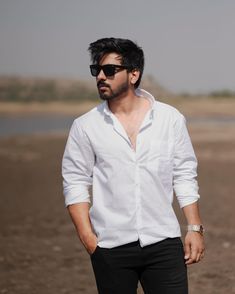 The classic white shirt never goes out of style.🤍 Check out My white summer collection and use coupon code “SUMMER20” at @kingdomofwhiteofficial #kingdomofwhite #summerwhites #summercolection #white #whiteattire #menfashion #bombay #menstyle White Colour Shirt, White Shirt Look For Men, White Shirt Pose, White Shirt For Summer Casual Gatherings, White Shirt For Beach Season Day Out, White Shirt For Summer Beach Occasion, White Shirt For Men, Casual White Shirt For Festive Occasion, White Shirt Outfit For Men