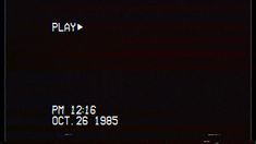 an image of a black screen with the words play on it