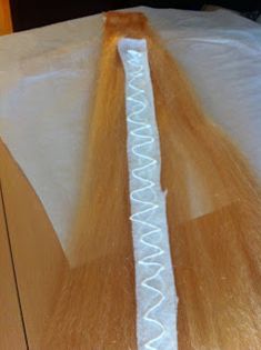 Sew Leslie: How to Make a Rapunzel Wig Rapunzel Wig Into The Woods, How To Make Rapunzel Hair, Rapunzel Hair Diy, Diy Rapunzel Hair, Rapunzel Wig Tutorial, Diy Rapunzel Wig, How To Make A Rapunzel Wig, Rapunzel Costume Wig, How To Make Rapunzel Yarn Wig