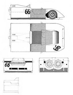 an image of a paper model of a race car