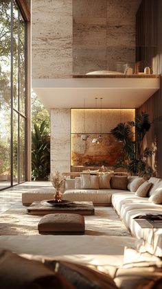 Ультрареалистичный интерьер класса люкс с естественным освещением