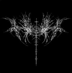 an artistic black and white photo of some kind of thing that looks like it is in the dark