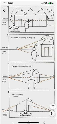 the diagram shows how to draw a house with two different angles and one point at each end