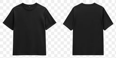 Empty Tshirt Template, Blank Shirt Template Png, Black Tshirt Back Png, Shirt Template Black, T Shirt Black Png, Black Shirt Front, Mockup Black Tshirt, Blank Black Tshirt, Mockup Black Shirt