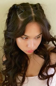 Y2k Hairstyles, Concert Hairstyles, Hair Inspiration Long, Hairstyles For Layered Hair, Hairdos For Curly Hair, Hairdo For Long Hair, Hair Stylist Life, Easy Hairstyles For Long Hair, Short Hair Styles Easy