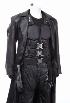 Trench Coat Armor, Blade Suit, Blade Trinity Drake Armor, Blade Vampire Costume, Riddick Armor, Blade 2 Costume, Wesley Snipes Blade Costume, Blade Cosplay Costume, Black Leather Armor Suit