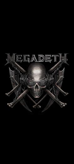 a skull and two crossed swords with the words medadeh on it
