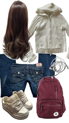 outfit inspiration inspo collage downtowngirl band tee rory gilmore bella swan Y2k Fall Outfits, 2000s Outfits, Funky Outfits, Closet Makeover, 90s Outfit, Casual Style Outfits, School Outfits, Cute Fashion, Fitness Inspo
