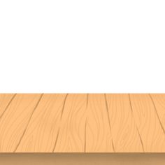 an empty wooden table top with a white wall and wood flooring in the background