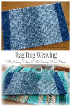 rag rug weaving is an easy way to make it easier for someone to use yarn