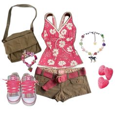 ♡ 𝒮𝓉𝓎𝓁𝑒𝒹 𝒷𝓎 𝓂𝑒 ♡  ‎‧₊˚✧[ DISCLAIMER!! ]✧˚₊‧ Every outfit board I post is made by me!! Do not repost my creations, ESPECIALLY without proper credit. Thank you. Silly Clothes, 2000s Outfits, Funky Outfits, Quirky Fashion, 2000s Fashion Outfits, Swaggy Outfits, Really Cute Outfits, Girly Outfits, Dream Clothes