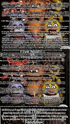 an advertisement with many different faces on it