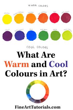 what are warm and cool colors in art?