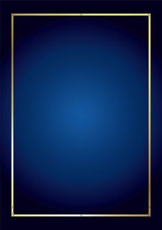 a dark blue background with a gold frame