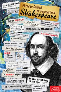 a collage of shakespeare's words and pictures