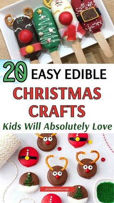 christmas crafts for kids that are easy to make and great for the holiday season,