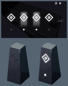 an object is shown with different lighting effects