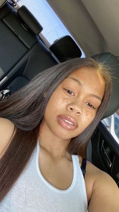 Freckles On Dark Skin, Brown Hair Light Skin Girl, Clear Skin Black Aesthetic, Clear Skin Light Brown, Ella Bandz Outfits, Long Natural Lashes Black Women, Baddie Freckles, Freckles On Black Women, Long Natural Eyelashes Black Women