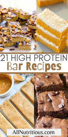 Healthy Protein Bars, High Protein Bar Recipes, How To Make Protein Bars At Home, High Protein Low Carb Snack Bars, Fruit Protein Bar, Protein Bars That Taste Good, High Protein Snack Bar Recipes, High Protein Low Sugar Bars, Homemade Protein Bars Low Sugar