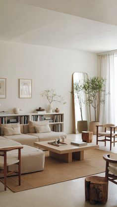 the living room is clean and ready for us to use