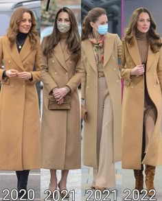 Kate Middleton Coats, Winter Outfits Kate Middleton, Kate Middleton Camel Coat, Kate Middleton Coat Style, Dress Like A Duchess, Royal Family Winter Outfit, Best Royal Outfits, Kate Middleton Beige Coat, Minimalisticky Chic