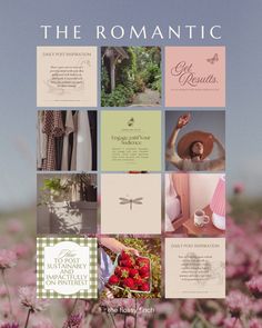the cover of the book, the romantic
