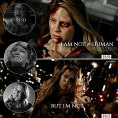 an image of a woman with blood on her face and the words i am not a human