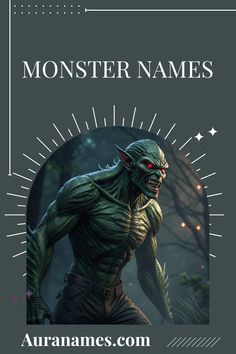 an image of a monster with red eyes and fangs on it's face, in front of a dark background