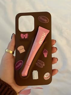 espresso pink brown lip case stickers aesthetic hailey bieber lip peptide treatments Rhode Lip Case, Rhode Espresso Case, Rhode Phone Case Espresso, Rhode Phone Case Brown, Rhode Brown Lip Gloss, Rhode Phone Case Pink, Rhode Lipstick Phone Case, Rhode Brown Case, Rhode Lip Tint Phone Case