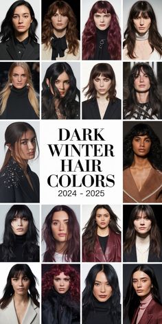 Embrace the season with the most stunning dark winter hair colors of 2024-2025! From rich brunettes and fiery reds to modern black shades, these looks will inspire your next hair transformation. Whether you love classic straight styles or voluminous waves, these trendy winter hair colors will make you stand out. Get your inspiration here! 