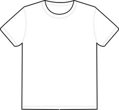 a white t - shirt is cut out and ready to be sewn