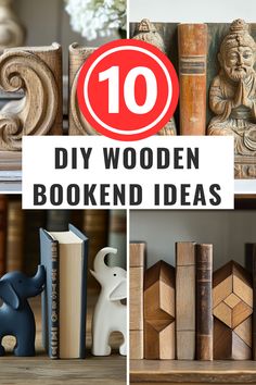 the top ten diy wooden bookend ideas