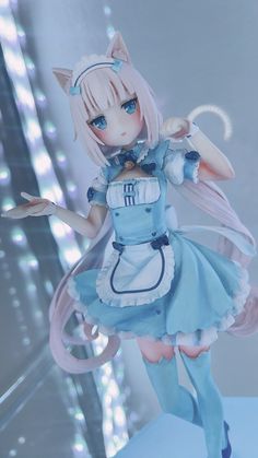 an anime character is posing for the camera