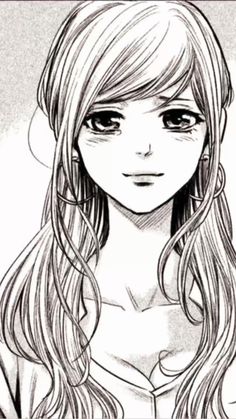 Anime Best Friends, Manga Hair, Shoujo Manga, Cartoon Pics, Mangá Icons, Manga Girl, Pretty Art, Anime Naruto, Sculpture Art