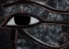 the eye of an egyptian god is depicted in this image