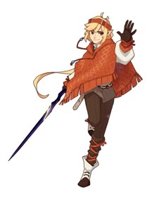 Exomis Clothing, Elf Pathfinder 2e, Modern Ranger Outfit, One Armed Character Art, Adventurer Character, Dnd Character Outfit Design, Dnd Fighter Outfit, Dnd Ranger Oc, Dnd Poncho