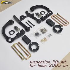 suspension lift kit for hiliux 2055 on - board vehicles, with hardware