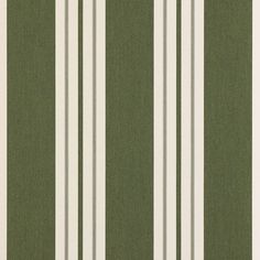 Sunbrella® Awning Stripe 4955‑0000 Fern Classic 46 Fabric - Rex Fabrics