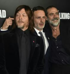 SEASON 9 PREMIERE NORMAN,RICK JEFFREY Negan Rick And Daryl, Jeffrey Norman Andrew, Norman And Jeffrey, Jeffrey Dean Morgan Norman Reedus, Negan X Rick X Daryl, Rick Daryl Negan, Jeffrey Dean Morgan And Norman Reedus And Andrew Lincoln, Daryl And Rick, Norman Reedus Jeffrey Dean Morgan Andrew Lincoln