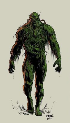 an image of a bigfoot from the incredible spider - man movie, drawn by hand